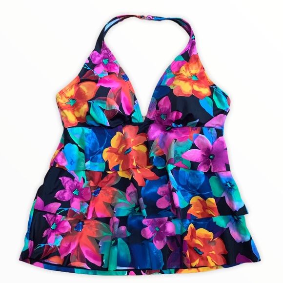 Caribbean joe bathing suit tops Clearance